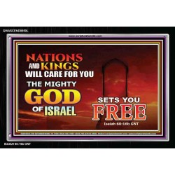 THE MIGHTY GOD OF ISRAEL   Bible Verse Wall Art   (GWASCEND8850L)   