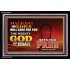 THE MIGHTY GOD OF ISRAEL   Bible Verse Wall Art   (GWASCEND8850L)   "33x25"