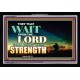 THE LORD SHALL RENEW THEIR STRENGTH   Contemporary Christian Wall Art Frame   (GWASCEND8877)   