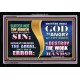 SIN NOT   Scripture Art Wooden Frame   (GWASCEND8899)   