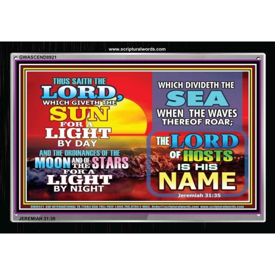 THUS SAID THE LORD   Framed Guest Room Wall Decoration   (GWASCEND8921)   