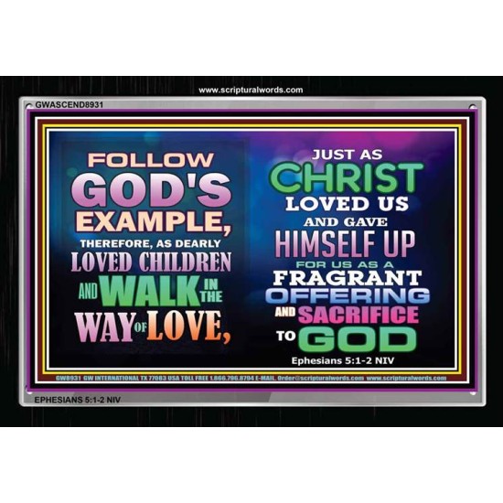 WALK IN LOVE   Inspiration Wall Art Frame   (GWASCEND8931)   