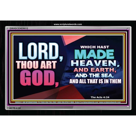 THOU ART GOD   Encouraging Bible Verses Framed   (GWASCEND9012)   