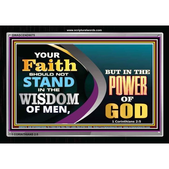 THE POWER OF GOD   Christian Frame Art   (GWASCEND9075)   