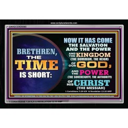 TIME IS SHORT   Encouraging Bible Verses Framed   (GWASCEND9095)   
