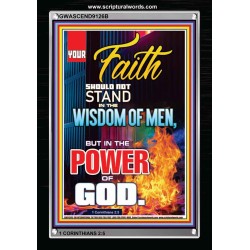 YOUR FAITH   Framed Bible Verses Online   (GWASCEND9126B)   