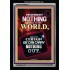 WE BROUGHT NOTHING TO THE WORLD   Frame Scriptures Dcor   (GWASCEND9147)   "25x33"