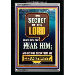 THE SECRET OF THE LORD   Scripture Art Prints   (GWASCEND9192)   