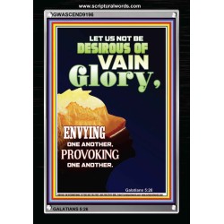 VAIN GLORY   Bible Verses Wall Art Acrylic Glass Frame   (GWASCEND9196)   "25x33"