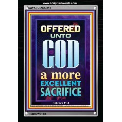 A MORE EXCELLENT SACRIFICE   Contemporary Christian poster   (GWASCEND9212)   