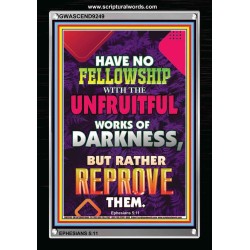 UNFRUITFUL WORKS OF DARKNESS   Christian Paintings   (GWASCEND9249)   "25x33"