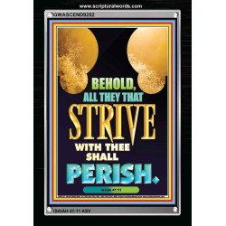 ALL THEY THAT STRIVE WITH YOU   Contemporary Christian Poster   (GWASCEND9252)   