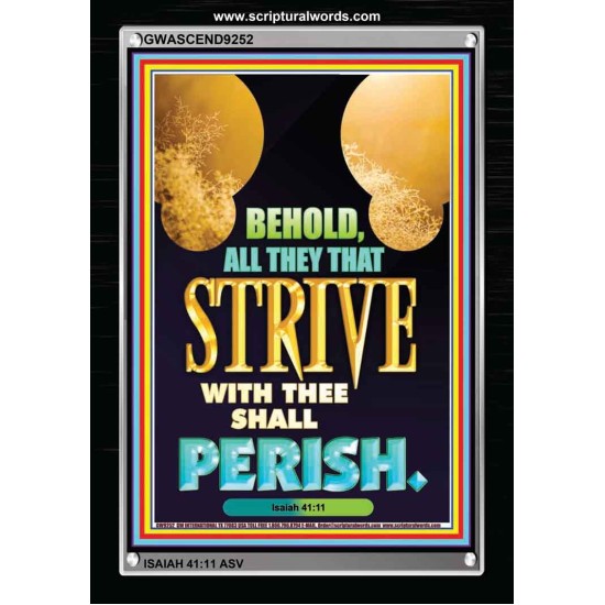 ALL THEY THAT STRIVE WITH YOU   Contemporary Christian Poster   (GWASCEND9252)   