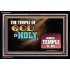 TEMPLE OF GOD IS HOLY   Scriptures Wall Art   (GWASCEND9297)   "33x25"
