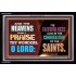 THE HEAVENS SHALL PRAISE THY WONDERS   Custom Framed Scriptural ArtWork   (GWASCEND9341)   "33x25"