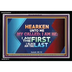 THE FIRST AND THE LAST JEHOVAH   Custom Frame Scripture Art   (GWASCEND9350)   