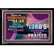 THE LORD'S NAME IS TO BE PRAISED   Frame Scriptural Dcor   (GWASCEND9418)   