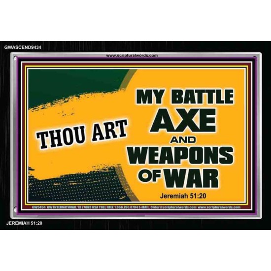 WEAPONS OF WAR   Christian Quotes Framed   (GWASCEND9434)   