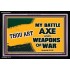 WEAPONS OF WAR   Christian Quotes Framed   (GWASCEND9434)   "33x25"