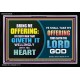 WILLINGLY OFFERING UNTO THE LORD GOD   Christian Quote Framed   (GWASCEND9436)   
