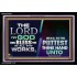 THE LORD SHALL BLESS THY WORKS   Christian Wall Dcor   (GWASCEND9462)   "33x25"