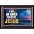 SIR WE WOULD SEE JESUS   Contemporary Christian Paintings Acrylic Glass frame   (GWASCEND9507)   "33x25"