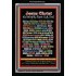NAMES OF JESUS CHRIST WITH BIBLE VERSES    Religious Art Acrylic Glass Frame   (GWASCENDJESUSCHRISTPORTRAIT)   "25x33"