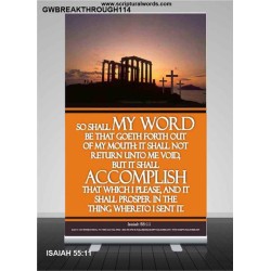 THE WORD OF GOD    Bible Verses Poster   (GWBREAKTHROUGH114)   