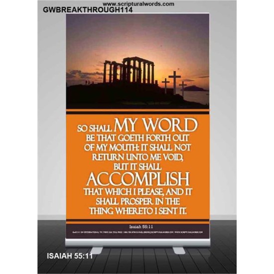 THE WORD OF GOD    Bible Verses Poster   (GWBREAKTHROUGH114)   