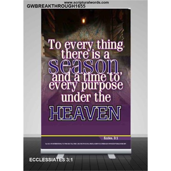 THERE IS A SEASON   Bible Verses  Picture Frame Gift   (GWBREAKTHROUGH1655)   