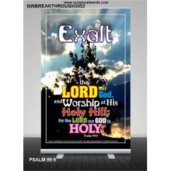 WORSHIP AT HIS HOLY HILL   Framed Bible Verse   (GWBREAKTHROUGH3052)   
