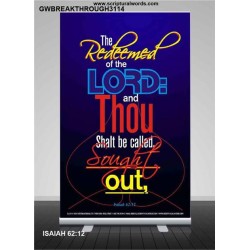 THOU SHALL BE CALLED SOUGHT OUT   Scripture Art Prints   (GWBREAKTHROUGH3114)   