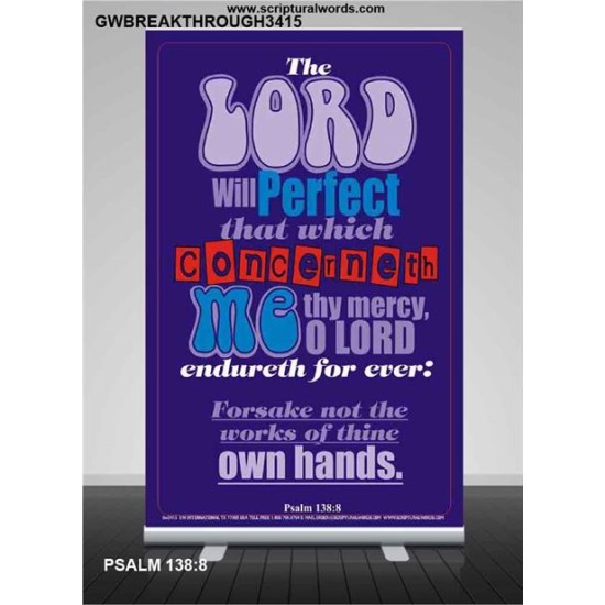 THE WORKS OF THINE OWN HANDS   Frame Bible Verse Online   (GWBREAKTHROUGH3415)   