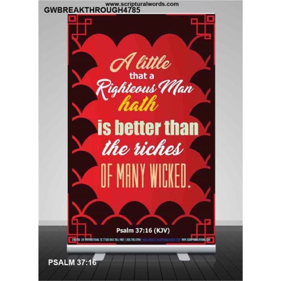 A RIGHTEOUS MAN   Bible Verses  Picture Frame Gift   (GWBREAKTHROUGH4785)   