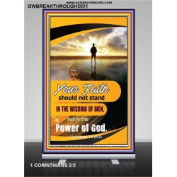 YOUR FAITH   Encouraging Bible Verses Framed   (GWBREAKTHROUGH5021)   