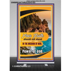 YOUR FAITH   Bible Verses Framed Art Prints   (GWBREAKTHROUGH5185)   