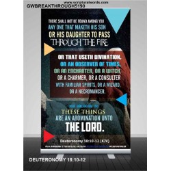 ABOMINATION UNTO THE LORD   Scriptures Wall Art   (GWBREAKTHROUGH5190)   