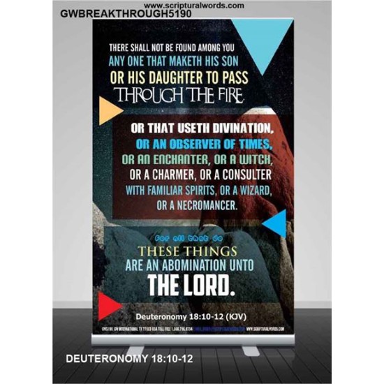 ABOMINATION UNTO THE LORD   Scriptures Wall Art   (GWBREAKTHROUGH5190)   