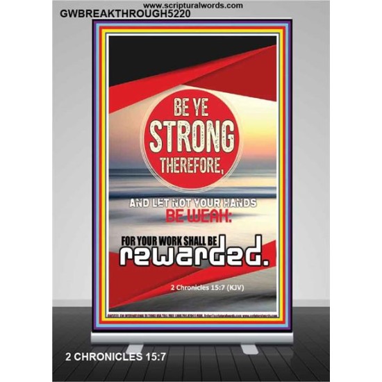 YOUR WORK SHALL BE REWARDED   Christian Paintings   (GWBREAKTHROUGH5220)   