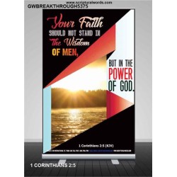 YOUR FAITH   Custom Framed Bible Verse   (GWBREAKTHROUGH5375)   