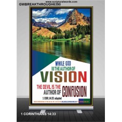 AUTHOR OF VISION   Bible Scriptures on Love Acrylic Glass Frame   (GWBREAKTHROUGH6390)   