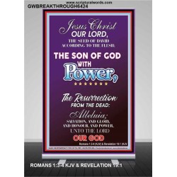 THE SEED OF DAVID   Large Frame Scripture Wall Art   (GWBREAKTHROUGH6424)   