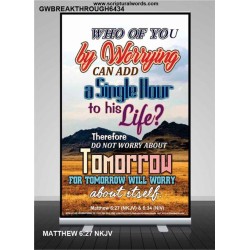 A SINGLE HOUR TO HIS LIFE   Bible Verses Frame Online   (GWBREAKTHROUGH6434)   