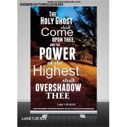 THE POWER OF THE HIGHEST   Encouraging Bible Verses Framed   (GWBREAKTHROUGH6469)   