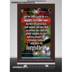 A MIGHTY TERRIBLE ONE   Bible Verse Frame for Home Online   (GWBREAKTHROUGH724)   