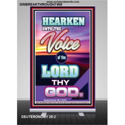 THE VOICE OF THE LORD   Christian Framed Wall Art   (GWBREAKTHROUGH7468)   