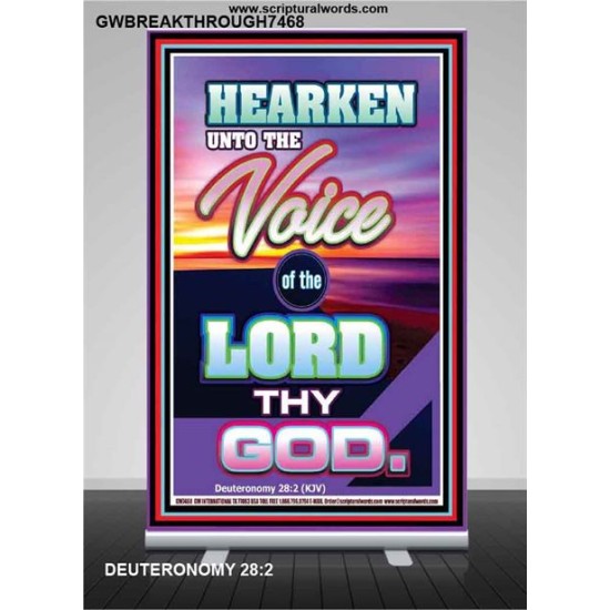 THE VOICE OF THE LORD   Christian Framed Wall Art   (GWBREAKTHROUGH7468)   