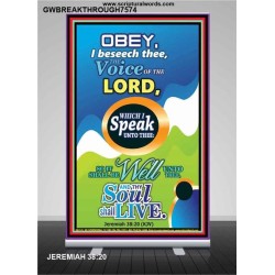 THE VOICE OF THE LORD   Contemporary Christian Poster   (GWBREAKTHROUGH7574)   