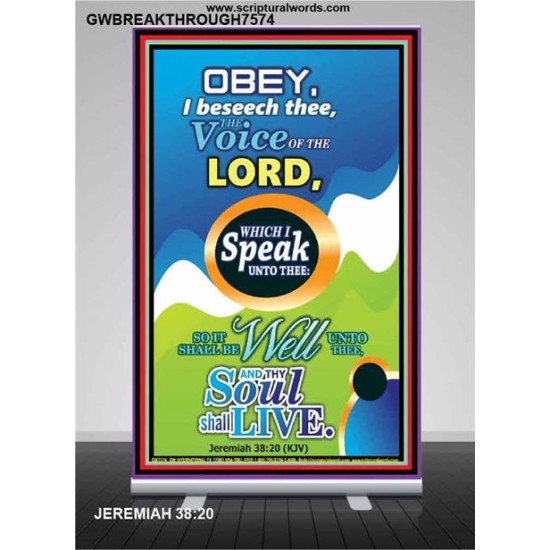 THE VOICE OF THE LORD   Contemporary Christian Poster   (GWBREAKTHROUGH7574)   