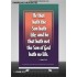 THE SONS OF GOD   Christian Quotes Framed   (GWBREAKTHROUGH762)   "5x34"